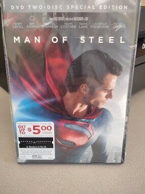🦸‍♂️ Man of Steel DVD – NWT (Sealed) 💥
